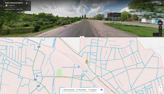 Билборд A в Ковеле, 3х6  м. Ковель вул. Айвазовського, 28 (обїздна) А ст схема