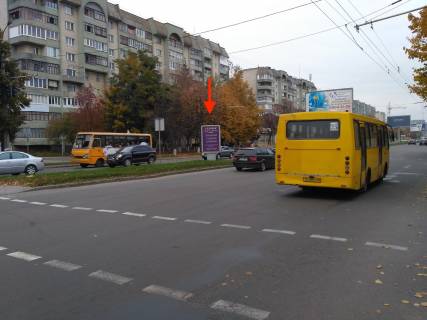 Билборд B в Луцке пр.Соборності, 32, розділова смуга від ТК "Аверс" до гіпермаркету "Там Там" (напроти СК "Нова") фото 1