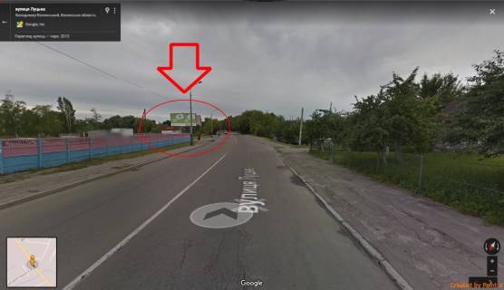 Билборд B в Владимир (Владимир-Волынский), 3х6  вул. Луцька 105 біля автостоянки Б ст виїзд з міста на Луцьк фото 1