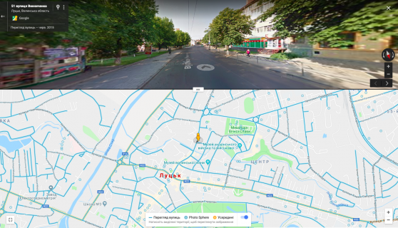 Ситилайт B в Луцке, 1,8х1,2  вул. Винниченка, 22 в напрямку до ЦУМа  Б ст. схема