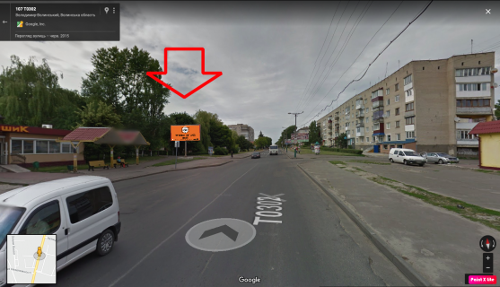 Билборд B в Владимир (Владимир-Волынский), 3х6  вул. Ковельська, 111 фото 1