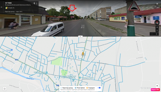 Билборд B в Владимир (Владимир-Волынский), 3х6  вул. Ковельська, 111 схема