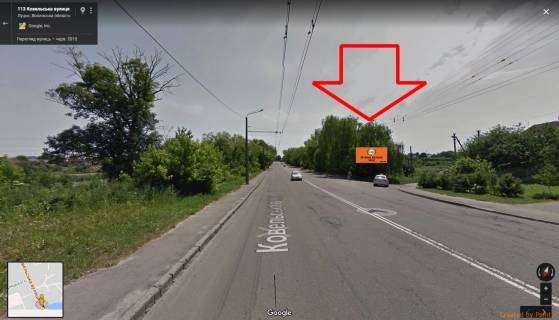 Билборд A в Луцке, 3х6  вул. Ковельська, 113 А ст до центру фото 1