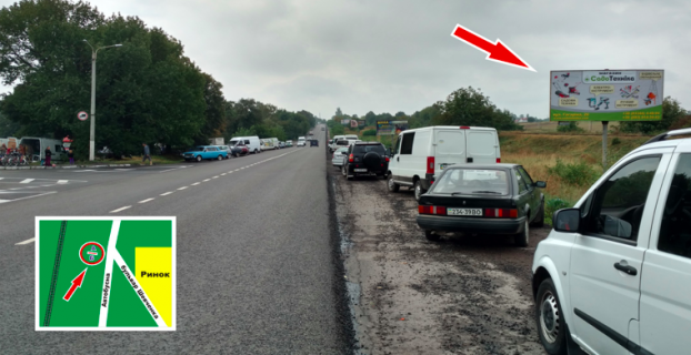 Билборд A в Нововолинську, 3х6  м. Нововолинськ, вул. Дорошенка.   фото 1