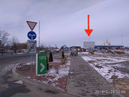 Билборд A в Ковеле, 3х6  м. Ковель, вул. Варшавська, АЗС UPG фото 1
