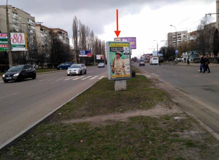 Билборд B в Луцке пр.  Соборності, розділова смуга від ринку "Північний" до маг."Троянда" (поблизу маркет "Наш край") фото 1