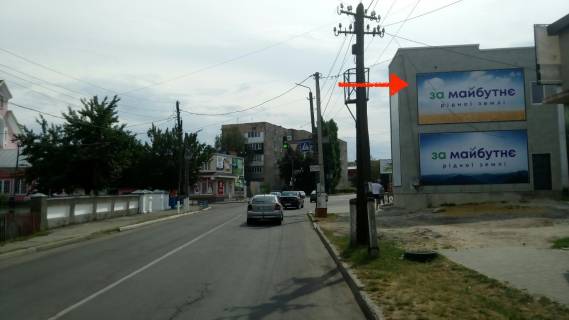 Билборд A в Ковеле, 3х6  м. Ковель, перехрестя вул. Незалежності вул. Сагайдачного (Собор) верх А ст фото 1