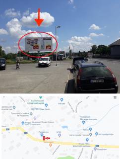 Билборд A в Горохове, 3х6  Горохів, площа, центр А ст. фото 1