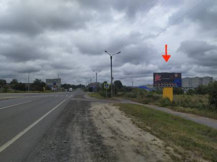 Билборд A в Нововолинську, 3х6  м. Нововолинськ, виїзд з міста, поворот на м’ясокомбінат. фото 1