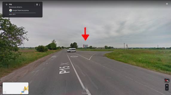 Билборд A в Луцке, 3х6  В'їзд в місто зі строни Нововолинська - поворот на об'їздну дорогу до Луцька А ст. фото 1
