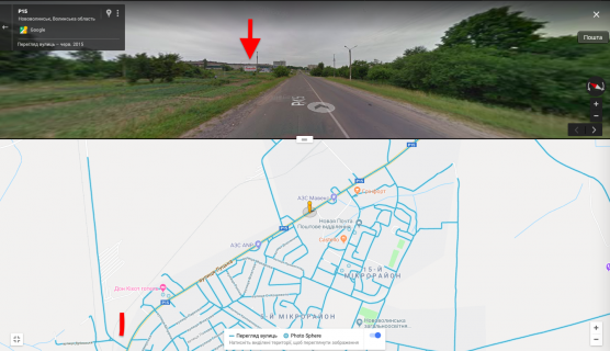 Білборд, Бігборд (Борд)  B у Нововолинську, 3х6  м. Нововолинськ, вул. Луцька Б ст   виїзд  з міста на Володимир схема