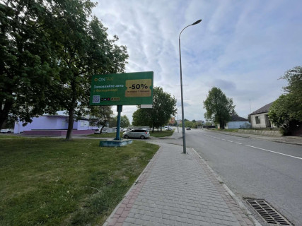 Билборд B в Владимир (Владимир-Волынский), 3х6  вул. Луцька, 122, напрямок в центр міста. фото 1