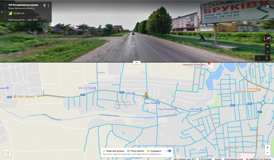 Билборд B в Луцке, 3х6  вул Володимирська, 103 - Б ст (біля Вопаку) в"їзд в місто зі сторони Володимира схема