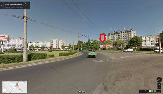 Билборд A в Луцке, 3х6  пр.Соборності( перетин вул.Захисників України (колишня Гордіюк)(ТЦ Глобус)) фото 1