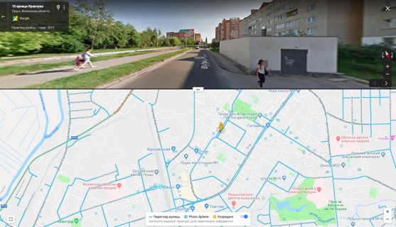 Билборд B в Луцке, 3х6  вул Кравчука, 15 Б ст в напрямку до Слона(борд 2) схема