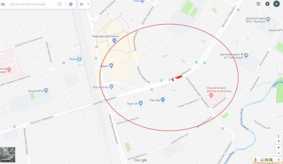 Билборд A в Ковеле, 3х6  м. Ковель, вул. Варшавська, АЗС UPG схема