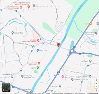 Білборд, Бігборд (Борд)  B у Луцьку, 3х6  вул. Набережна Шевченка, міст через р. Стир схема