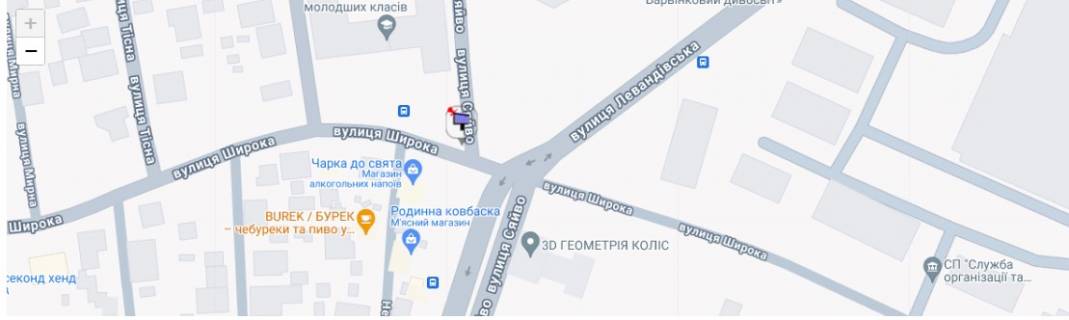 Призма  в Львове вул. Широка – Сяйво, призма 2 - 99929 схема
