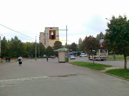 Брандмауэр A в Луцке пр-т Соборності, 21 перехрестя -вул Воїнів Інтернаціоналістів фото 1