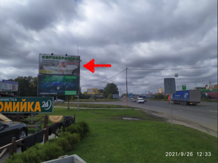 Білборд, Бігборд (Борд)  B у Ковелі, 3х6  м. Ковель, перехрестя вул.Володимирська- вул. Варшавська (Луцьк) (Варшавська траса) ВЕРХ Фото 1