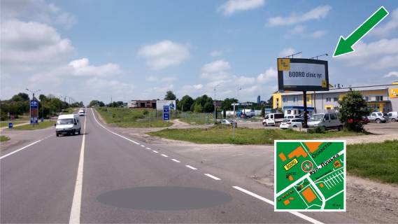 Billboard A in Novovolinsk, 3х6  m. Novovolins'k, st. Luc'ka, 25. A st. Photo 1