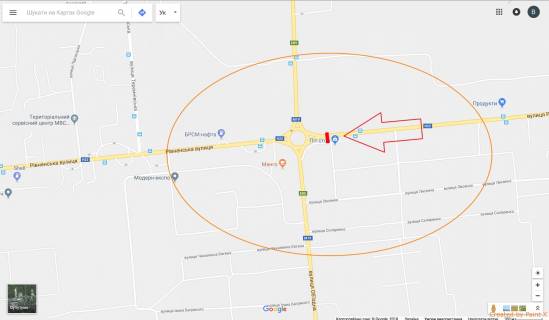 Нестандарт A в Луцке, 3х15  м Луцьк Арка, 3х15м в'їзд в місто зі сторони Києва, Рівного + підсвітка схема