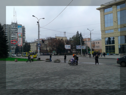 Брандмауэр A в Луцке вул. Словацького, готель Україна , брендмауер розміром 6х30 м (180 кв  м) фото 1