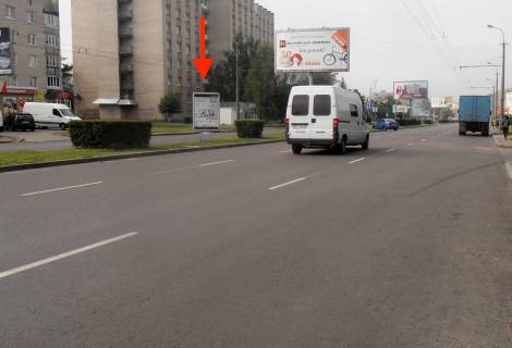 Билборд A в Луцке пр.  Соборності, розділова смуга від ринку "Північний" до маг."Троянда" (поблизу перукарня "Наталка") фото 1