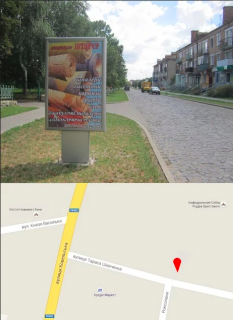 Ситилайт B в Владимир (Владимир-Волынский), 1,8х1,2  вул. Шевченка №1 фото 1