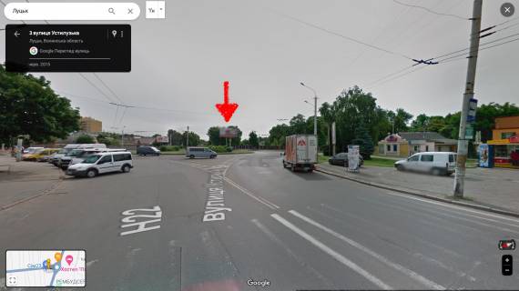 Билборд B в Луцке, 3х6  вул. Львівська - Володимирська. (Напрямок з м. Володимир) фото 1