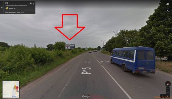 Билборд B в Нововолинську, 3х6  м. Нововолинськ вул. Автобусна, 4 Б ст  в напрямку до Луцька фото 1