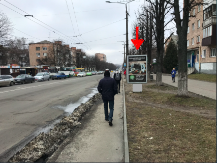 Билборд A в Луцке, 1,8х1,2  пр-т. Відродження, 1 ТЦ Імідж А ст фото 1
