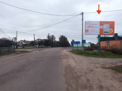 Билборд A в Старій Вижівці, 3х6  Стара Вижівка, на перехресті доріг з Ковеля і лукова, А ст. фото 1