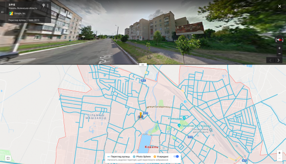 Билборд A в Ковеле, 3х6  м. Ковель вул. Володимирська, 2 А ст схема