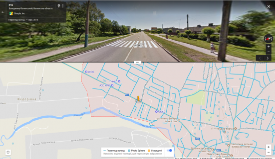 Билборд A в Владимир (Владимир-Волынский), 3х6  вул. Устилузька, поруч з військоматом А ст до центру, в'їзд в місто схема