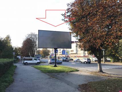 Білборд, Бігборд (Борд)  A у Луцьку, 3х6  вул. Львівська, 108  - вул. Івасюка Володимира (колишня Даньшина). Фото 1