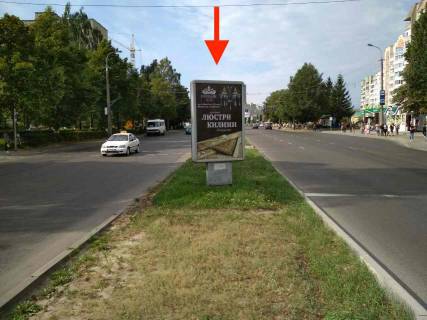 Билборд A в Луцке пр.Соборності, 32, розділова смуга від ТК "Аверс" до гіпермаркету "Там Там" (напроти СК "Нова") фото 1