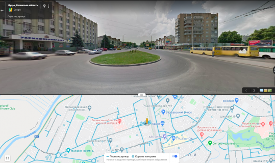 Билборд A в Луцке, 3х6  пр-т Президента Грушевського, 31 А ст Ж/Д Вокзал, низ схема