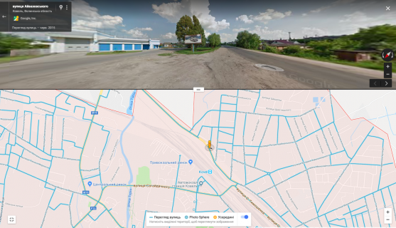 Билборд B в Ковеле, 3х6  м. Ковель вул. Айвазовського, 28 (обїздна) Б ст схема