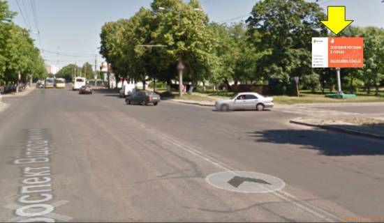 Билборд A в Луцке, 3х6  пр-т Відродження - вул Олімпійська (колишня Писаревського) А ст фото 1