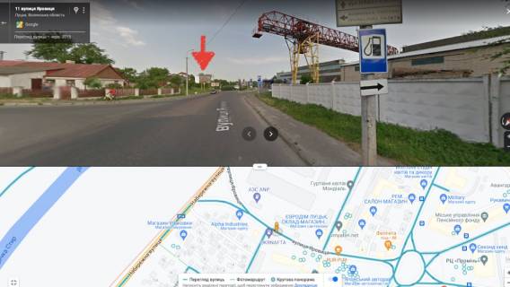 Білборд, Бігборд (Борд)  B у Луцьку, 3х6  вул. Яровиця, 16 (район вул.Івана Франка, та Набережної) Б ст. схема