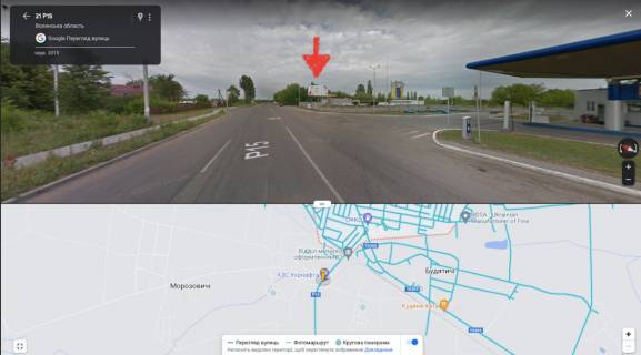 Билборд A в Нововолинську, 3х6  м. Нововолинськ, вул. Сокальська, 21 (на Львів) А ст. В'їзд в місто. схема