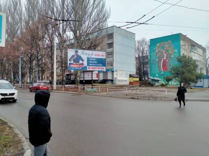 Билборд A в Кривом Роге Перехрестя вул. Доватора, 2- вул. Маршака - вул. Адмірала Головко . мкр-н. Даманський. Центральне перехрестя фото 1
