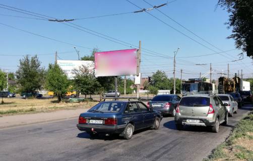 Билборд B в Кривом Роге вул. Пісочна, 15 -вул. Каховська,1 напрямок руху до пр.Миру фото 1