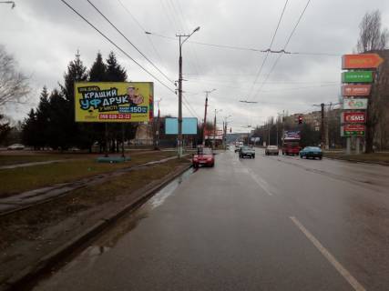 Білборд, Бігборд (Борд)  B у Кривому Розі перехрестя вул. Десантної та вул. Електричної, поворот на Терру. напрямок руху в сторону КРЕСУ. Фото 1