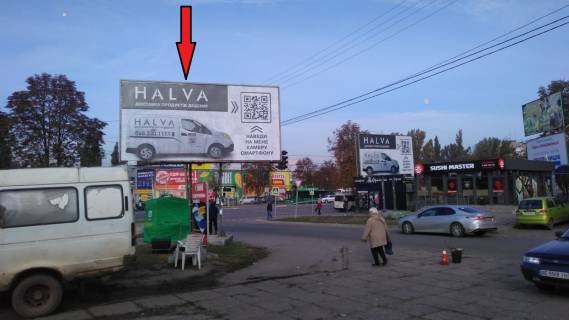 Билборд B в Кривом Роге пр-кт. 200 річчя Кр. Рогу, 7в - вул. Співдружньості, зуп. Ювілейна. Зупинки громадського транспорту, багато магазинів, АТБ, ринок Ювілейний. Великій трафік транспорту, та пішоходів. Напрямок до червоної лінії. фото 1