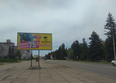 Білборд, Бігборд (Борд)  B у Кривому Розі перехрестя вул. Віталія Матусевіча та вул. Костенко, напрямок руху до пр.Металургів Фото 1
