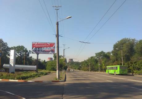 Білборд, Бігборд (Борд)  B у Кривому Розі пр. Металургів, 2а, заправка Sun Oil напрямок руху від соцміста до Арселору Фото 1