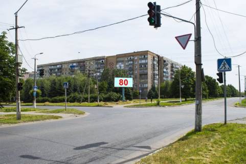 Билборд + в Краматорске, 3х6  вул.Двірцева х б-р.Краматорський фото 1