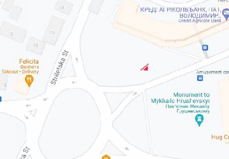 Видеоборд A в Луцке Президента Грушевского пр., (разрешение 480х336) - 399066 схема